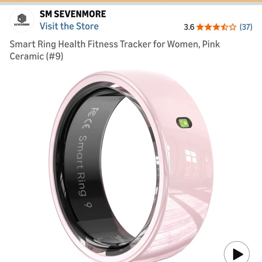 SM Sevenmore Smart Ring NWT